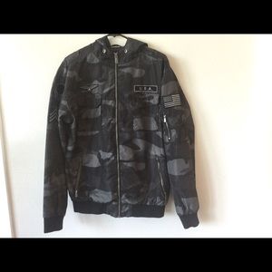 Camouflage aviator jacket- Men’s-M
